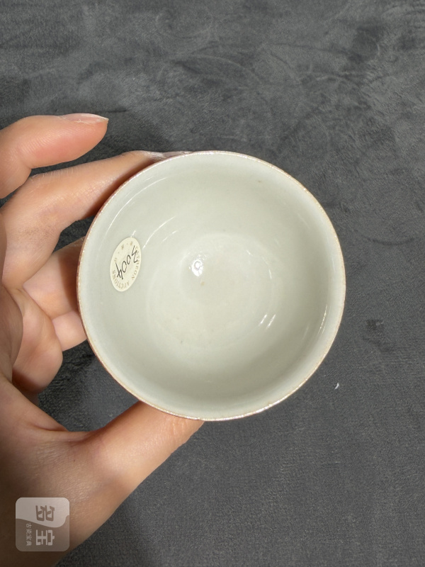 清乾隆珊瑚红釉描金竹纹小茶园 - 图6